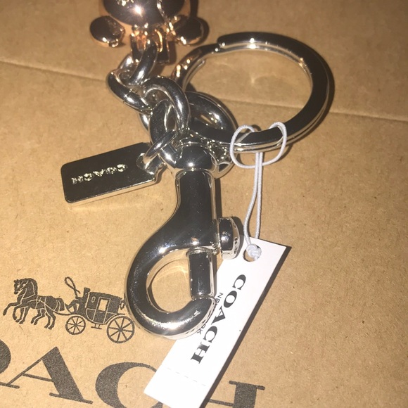 NWT Authentic Coach Rose Hold Bear 🐻 Fob - Picture 6 of 8